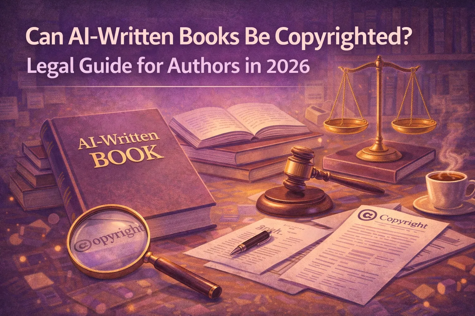Can AI-Written Books Be Copyrighted? Legal Guide for Authors in 2026