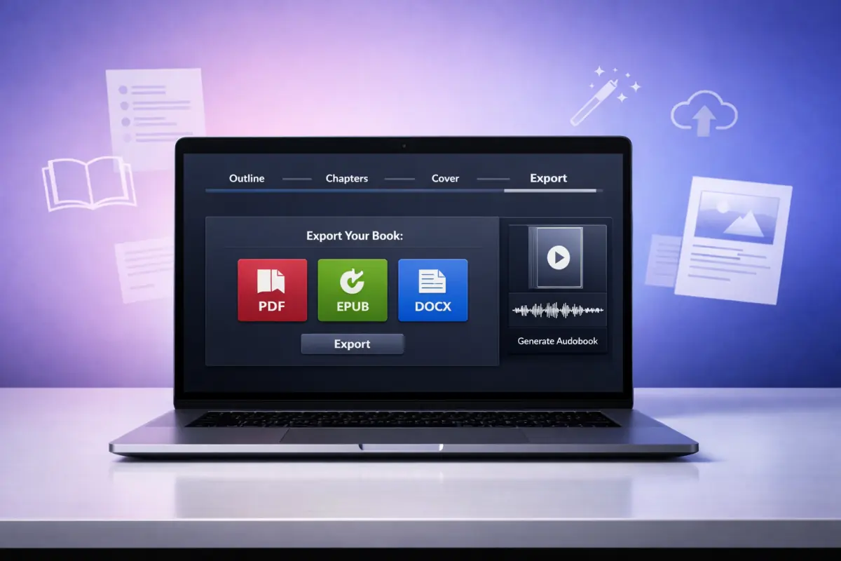 AI book publishing workflow from idea to KDP, Gumroad, and Etsy