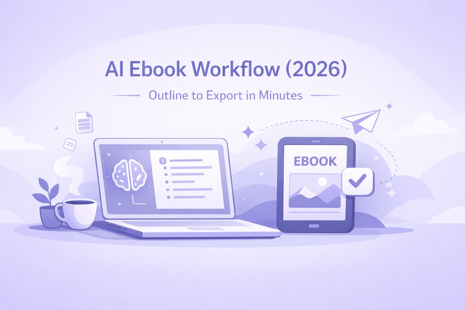 AI Ebook Workflow (2026): Outline to Export in Minutes
