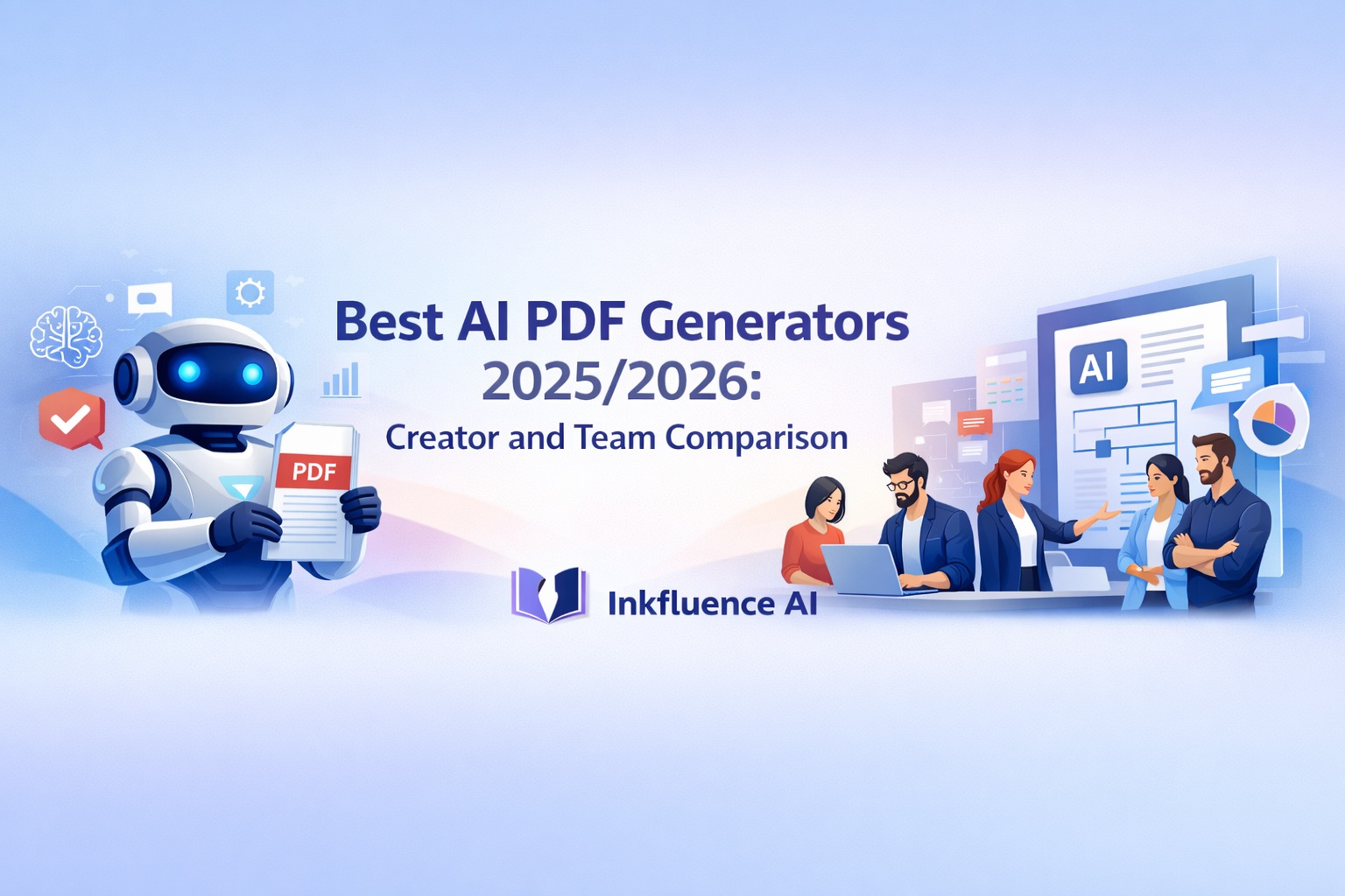 Best AI PDF Generators 2025/2026 - Creator and Team Comparison by Inkfluence AI