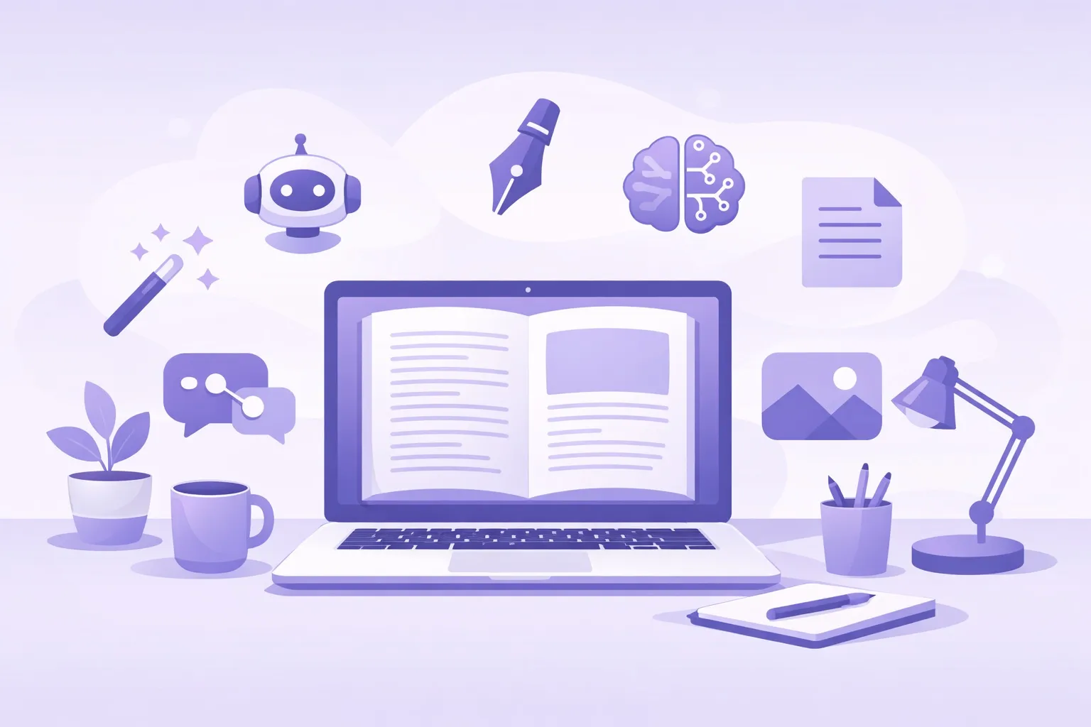 Comparison of free AI book writing tools for 2026