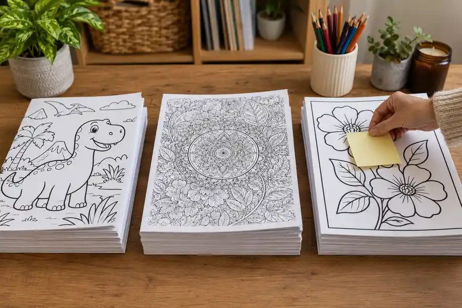 Coloring Book Niches for 2026: Where Low Competition Meets Real Buyers