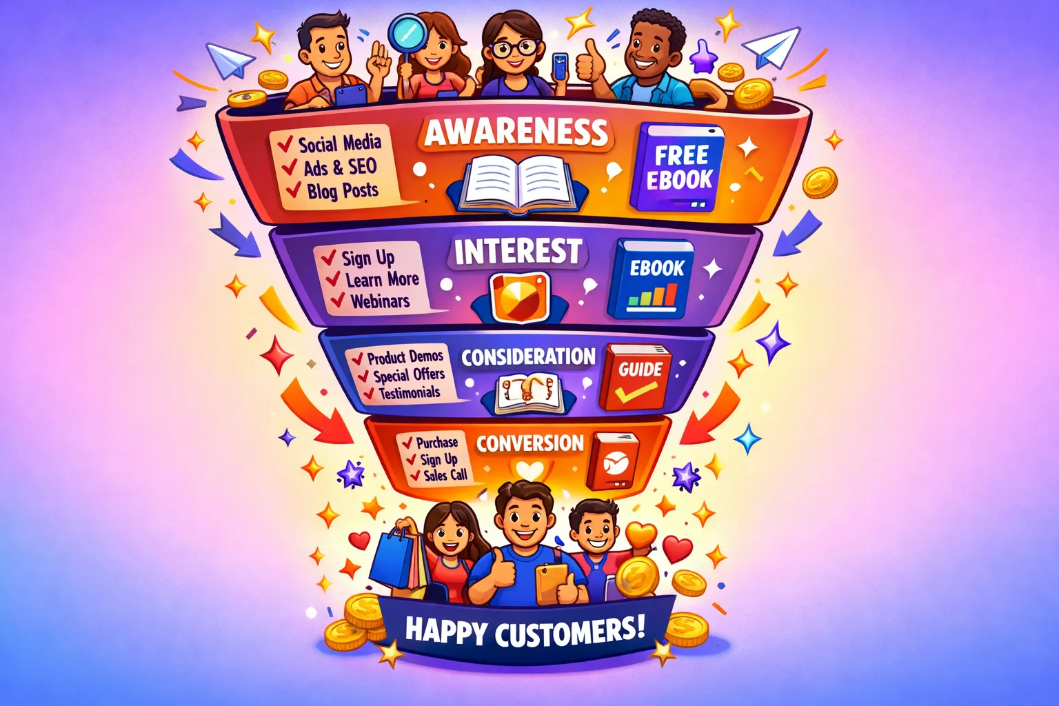 Ebook tool features prioritised for list building and funnels