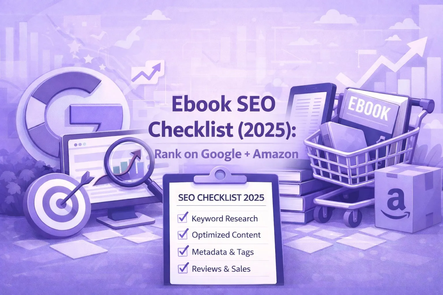 Ebook SEO checklist for ranking on Google and Amazon in 2025