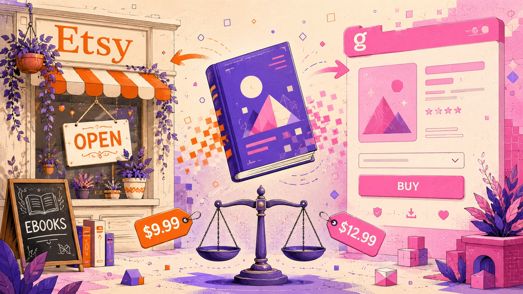 Etsy vs Gumroad for Ebook Sellers in 2026 (Fees, Traffic, Real Earnings)