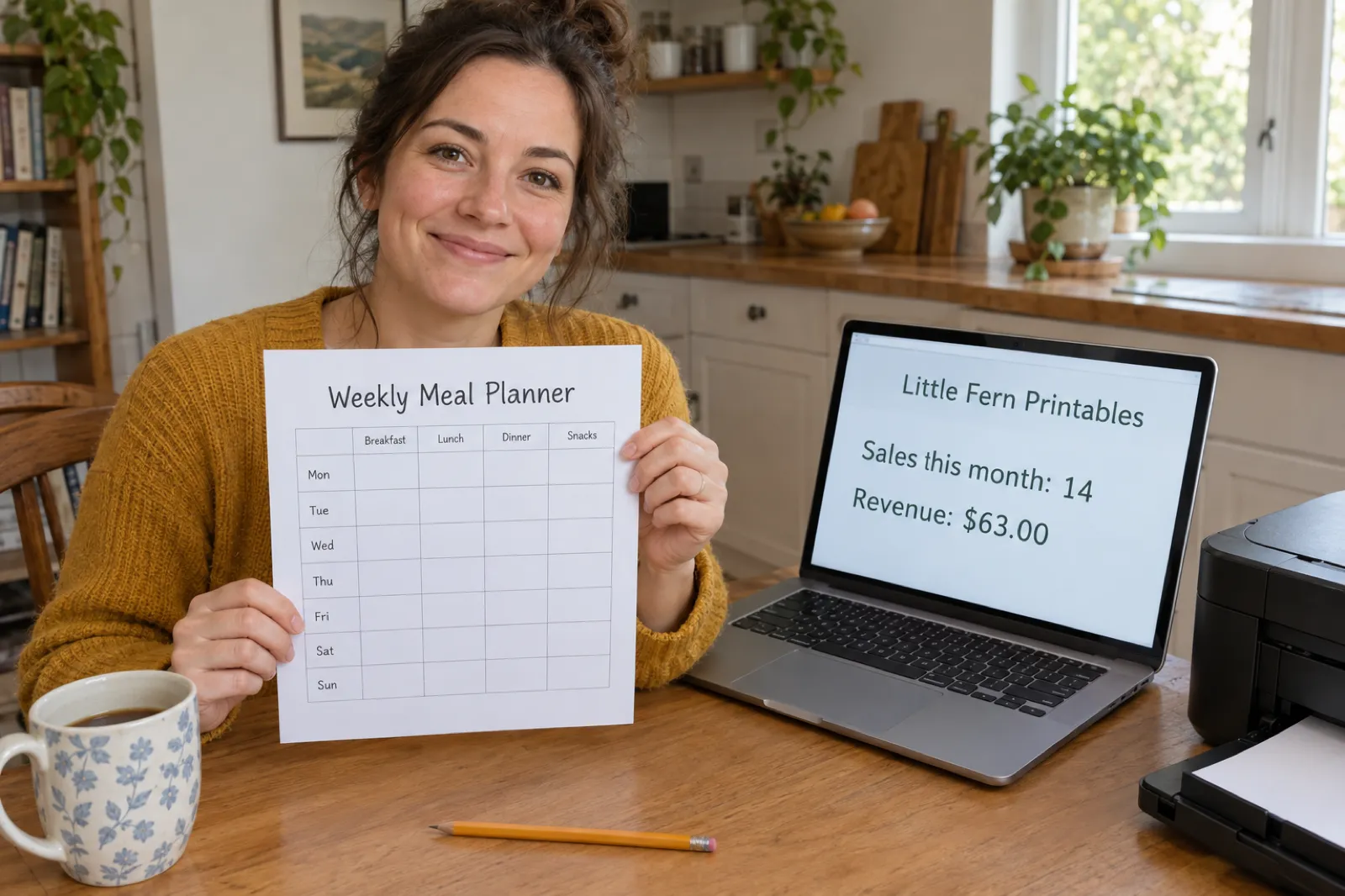 How Much Can You Make Selling Printables on Etsy? Fees, Real Numbers and a Calculator (2026)