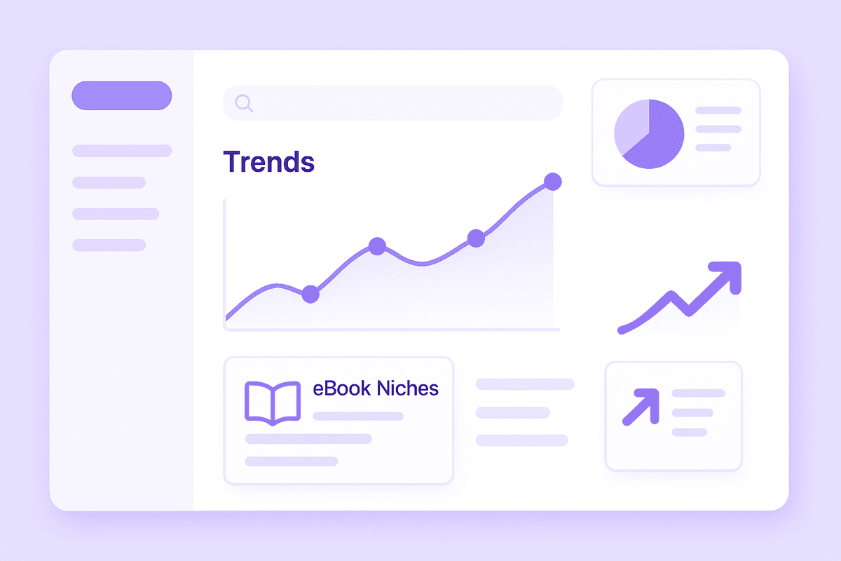 Visual guide showing how to write an ebook step by step