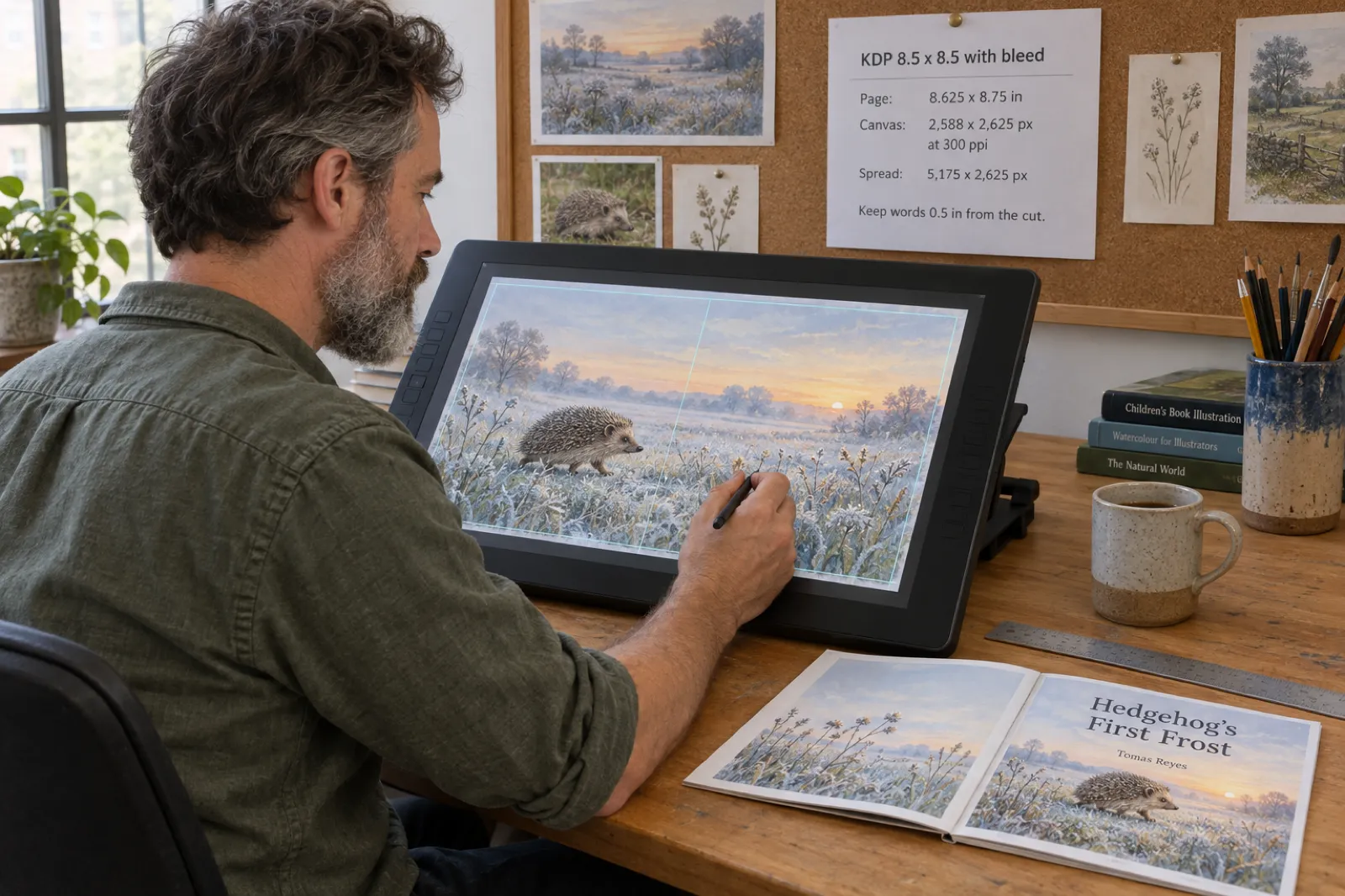 KDP Picture Book Bleed and Canvas Size for Illustrators (8.5 x 8.5, 8 x 10, 8.5 x 11), 2026