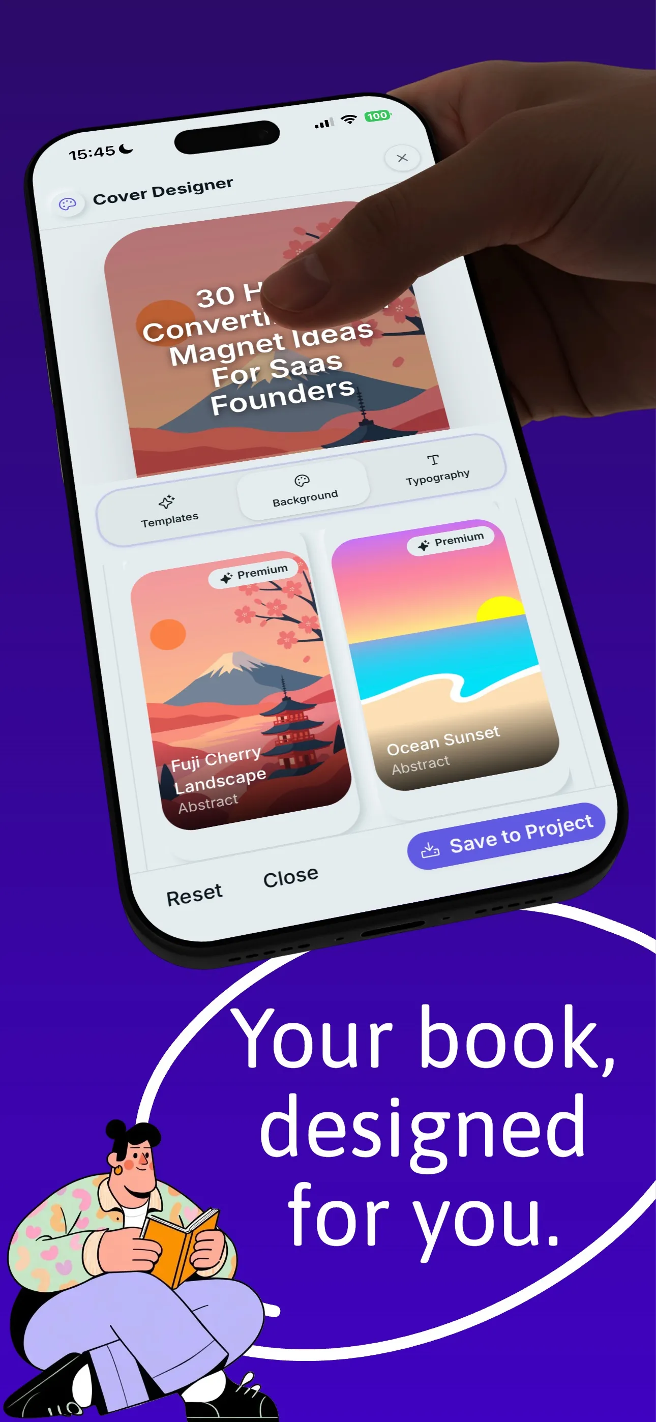 Your book, designed for you