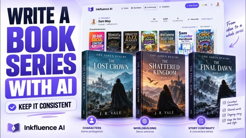 How to Write a Book Series with AI